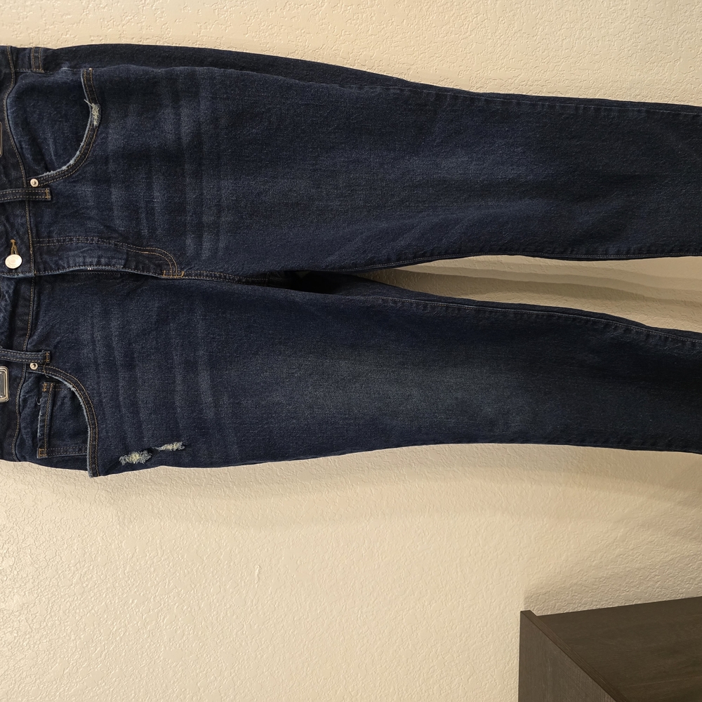 Time and Tru High Rise Women's Jeans - Dark Blue - Picture 13 of 15